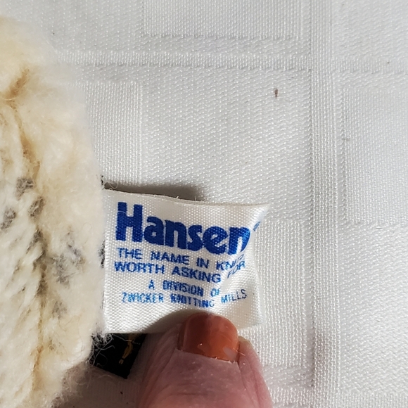 Vintage Hansen 100% Wool Beanie
